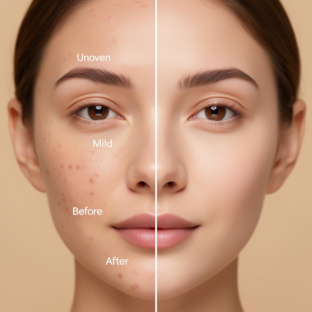 Hydrafacial before and after