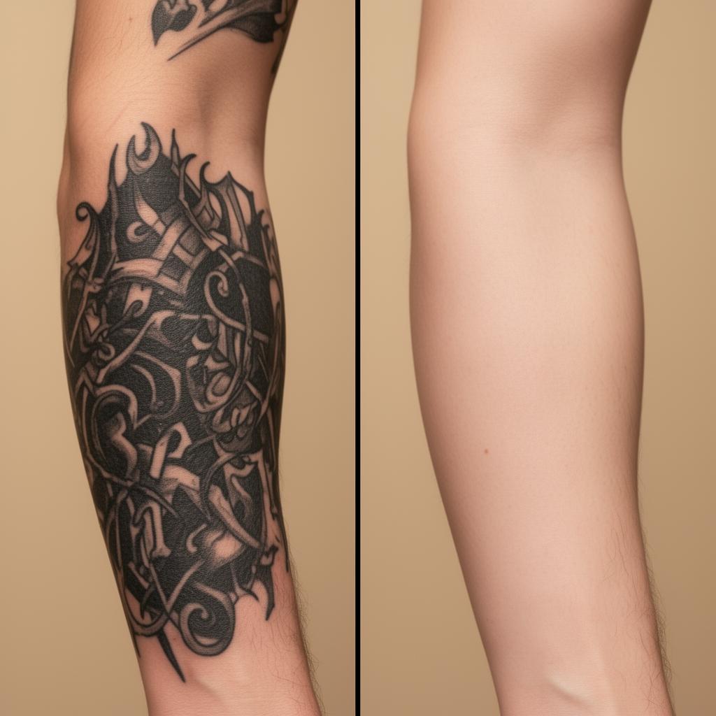 Tattoo Removal before and after